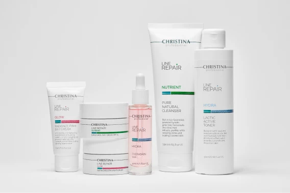 CHRISTINA LINE REPAIRシリーズのスキンケア製品ラインナップ