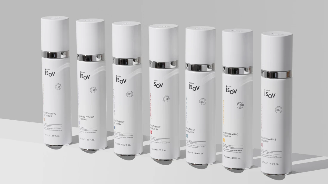 ISOVのスキンケアセラム製品コレクション